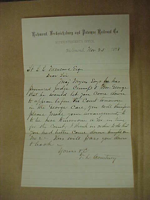 Handwritten Rail Pass