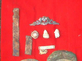 double edge sword pieces, etc.